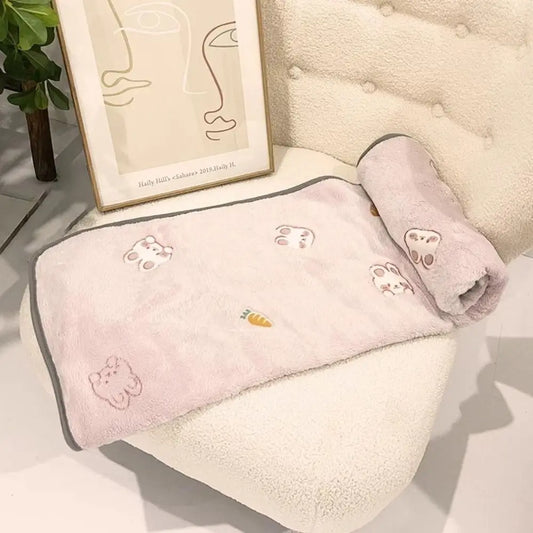 Pet Comfortable Blanket Cute Pattern Dogs - MyPetDollar.com