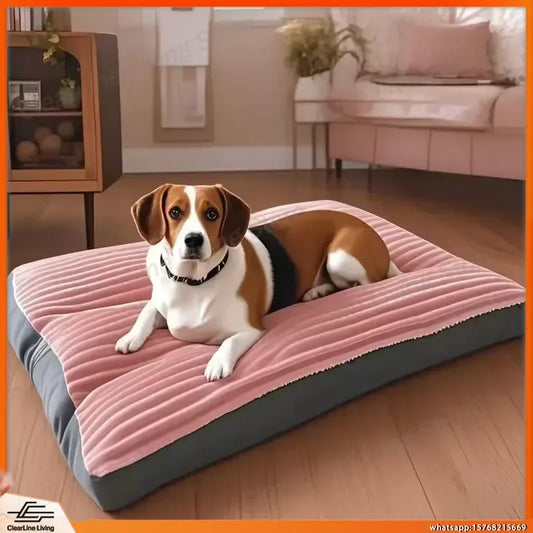 Corduroy Dog Bed for Large Dogs Extra Thick - MyPetDollar.com