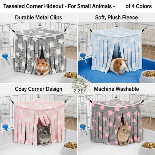 Guinea Pig Corner Fleece Forest Hideaway - MyPetDollar.com