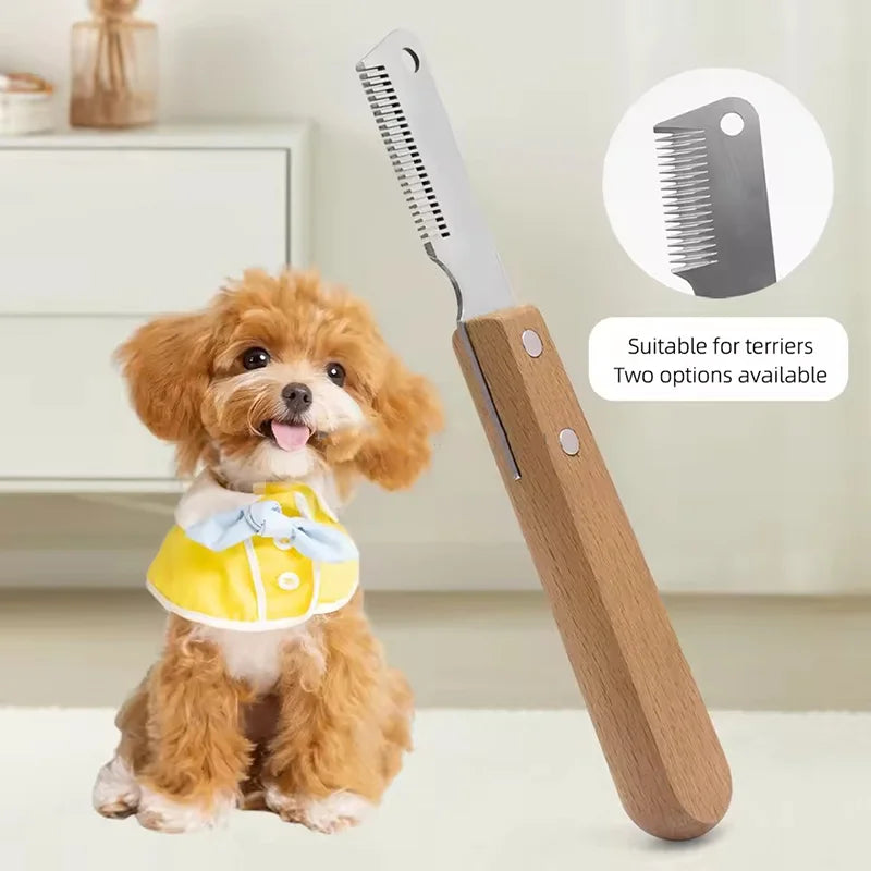Professional Dog Grooming Tool Wooden Handle - MyPetDollar.com