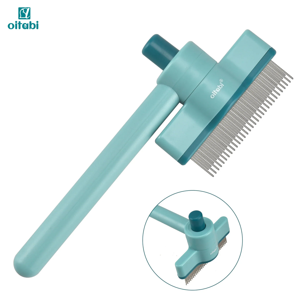 Oitabi Pet Hair Removal Comb Flea Cat & Dog Lice – 3 Colors