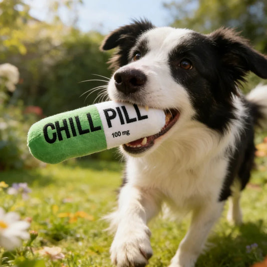 Pet Pill Indestructible Plush Capsule Dog - MyPetDollar.com