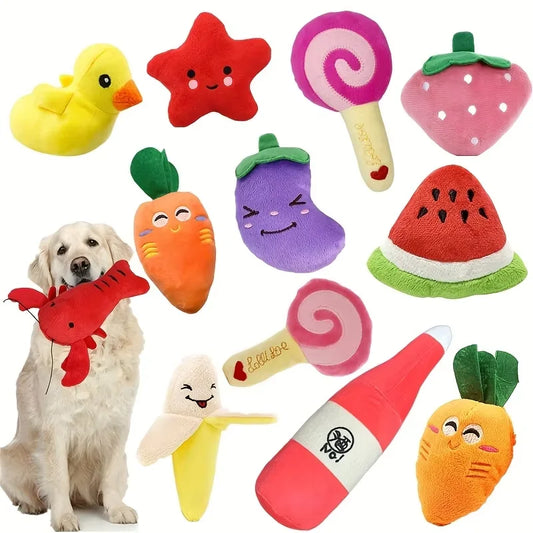 7/10 pcs set of puppy sound toys, loose - MyPetDollar.com