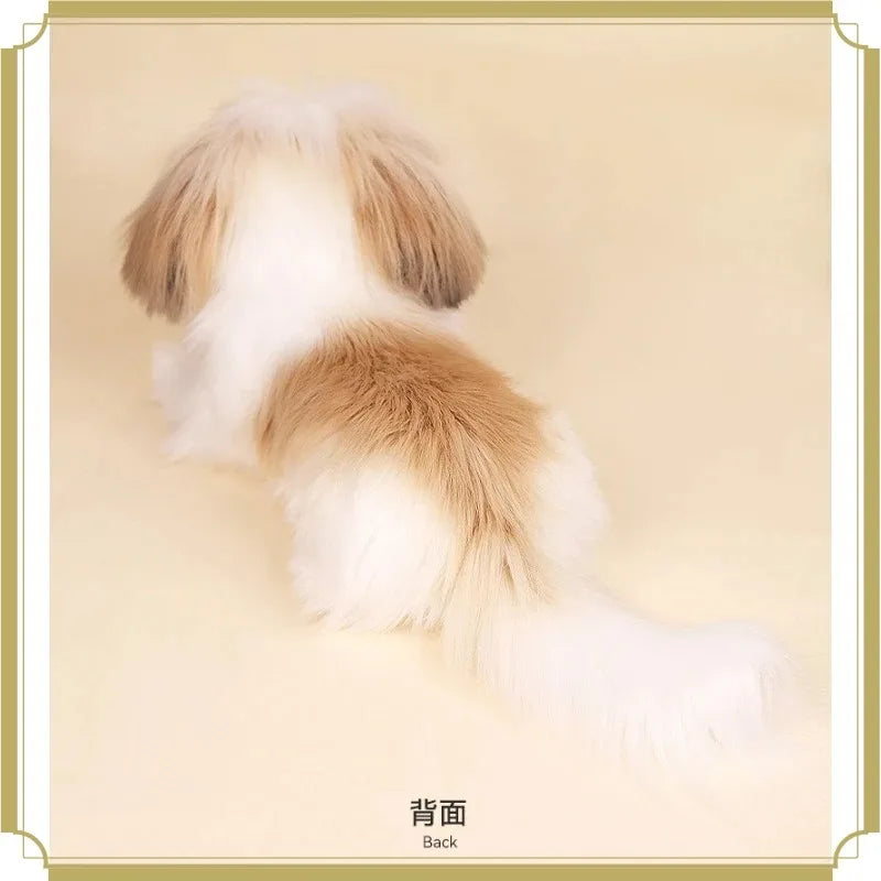 Lifelike Simulation Shih Tzu Stuffed Animal - MyPetDollar.com