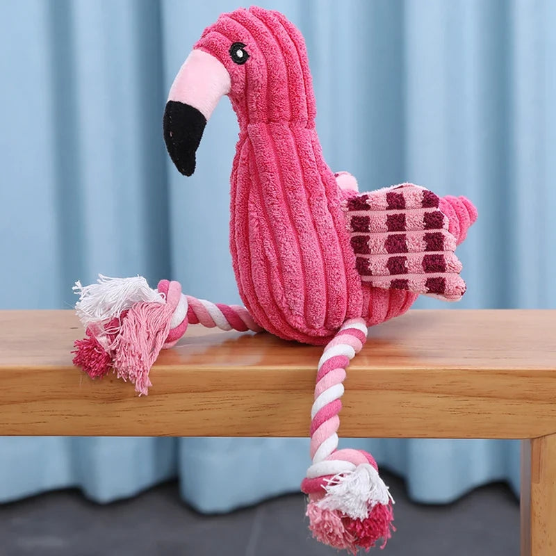 Animal Shape Squeaky Toys Plush Dog Toy Cute - MyPetDollar.com