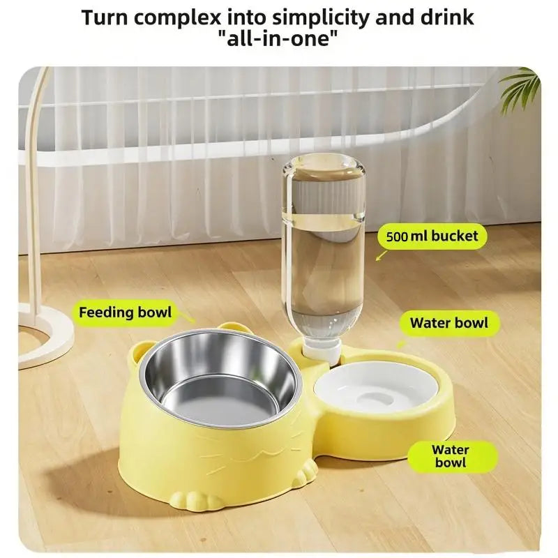 2 In 1 Pet Auto Feeder Automatic Pet Food - MyPetDollar.com