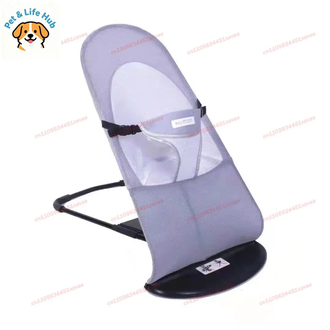Summer Pet Foldable Rocking Chair Breathable Bed, Adjustable