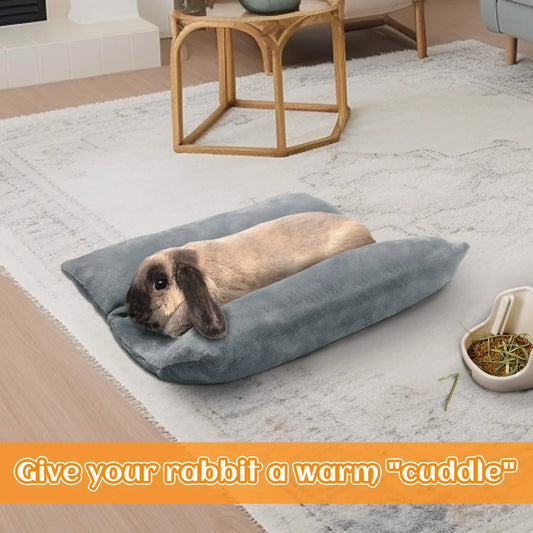 Rabbit Bed Thickened Soft Bunny Concave Bed - MyPetDollar.com