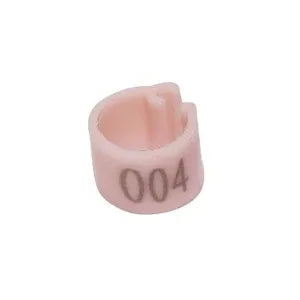 Pigeon Anklet Inner Diameter 6mm Bird Racing Mark Number – 10 Colors