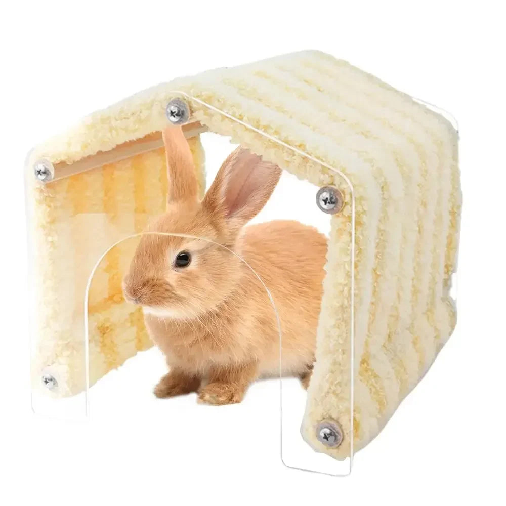 Acrylic Bunny Tunnel Home Habitat Space Saving Decoration