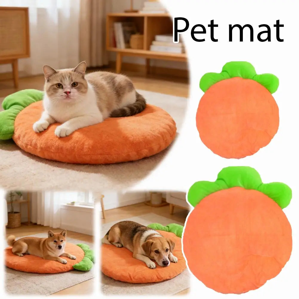 Cute Carrot Shaped Pet Sleeping Mat Soft - MyPetDollar.com