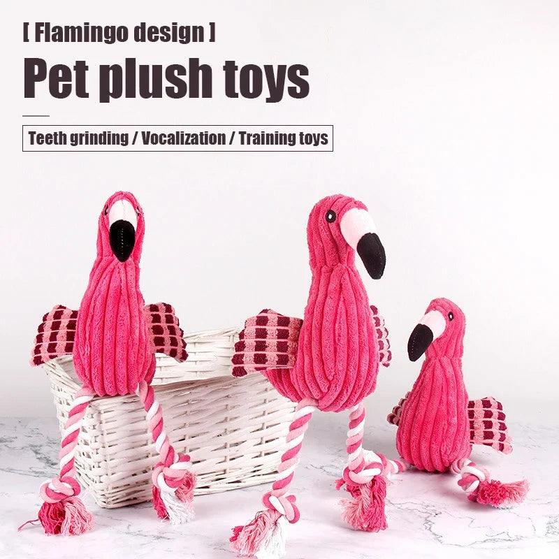 1PC Animal Shape Squeaky Toys Plush Dog Toy - MyPetDollar.com