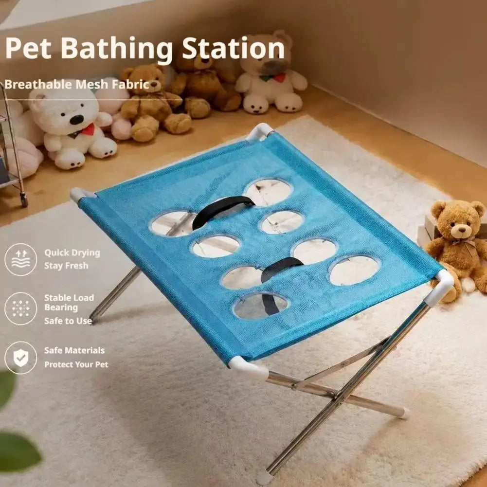 Foldable Pet Grooming Hammock Stand For - MyPetDollar.com