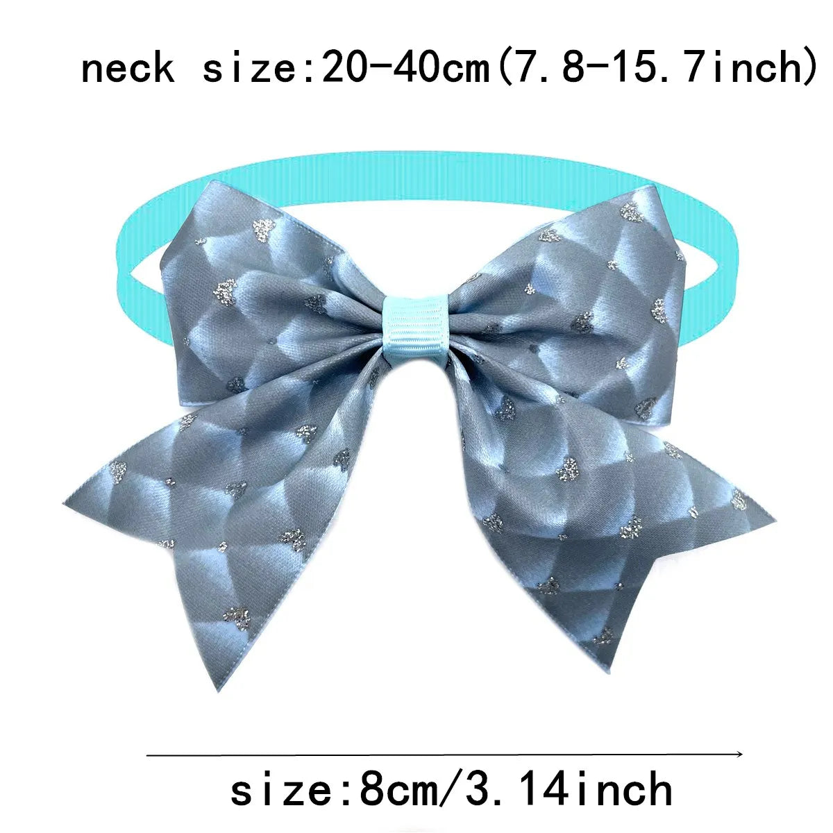 50/100pcs Dog Bow Tie Love Style Pet - MyPetDollar.com