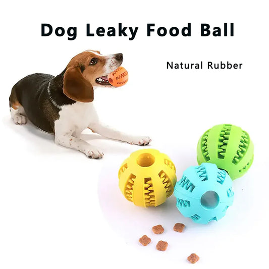 Dog Treat Dispensing Ball - Natural Rubber - MyPetDollar.com