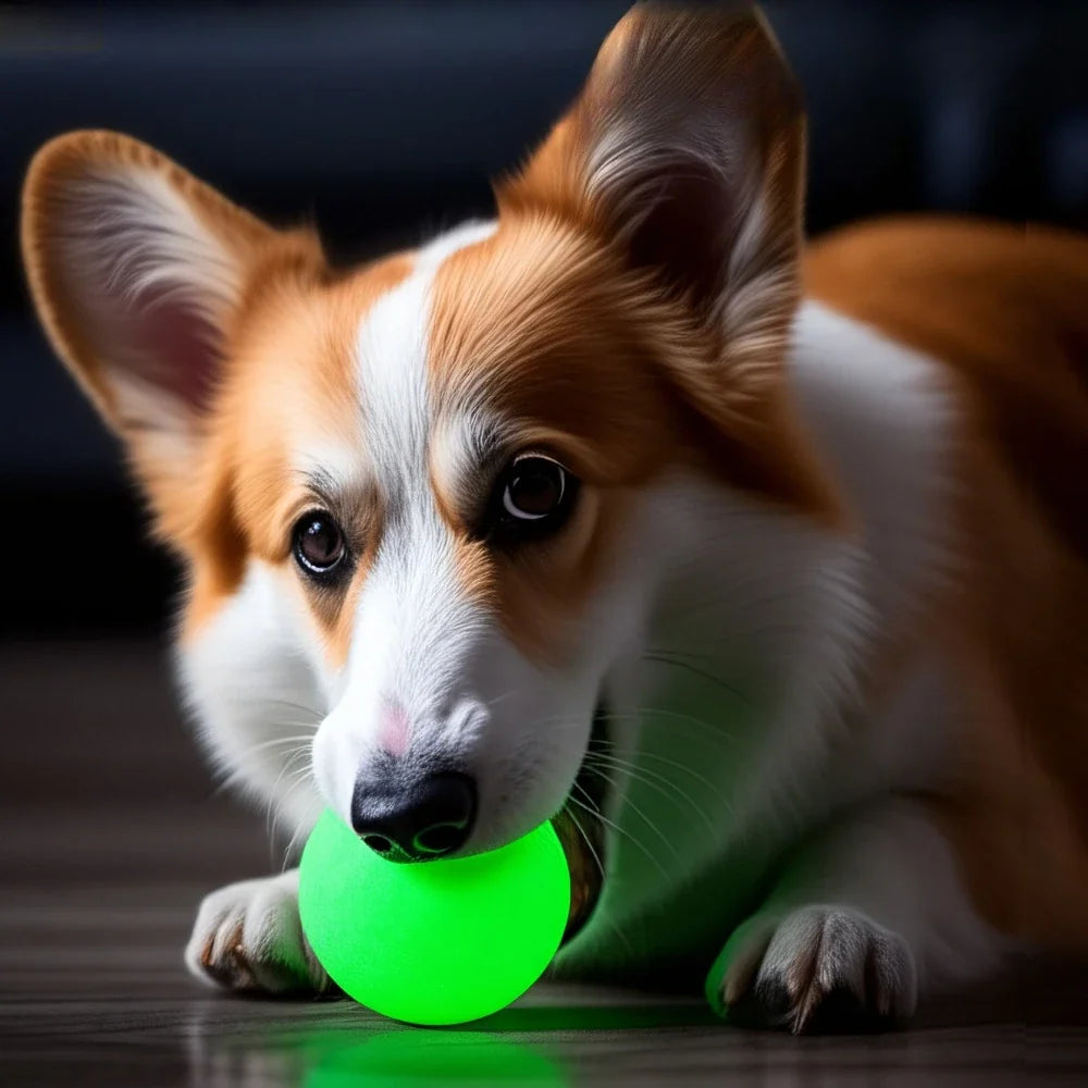 2PCS Dog Chew Toys Ball - Glow in The Dark, - MyPetDollar.com