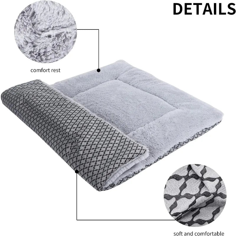 Dog Bed Mat Washable Cat Cushion Soft - MyPetDollar.com