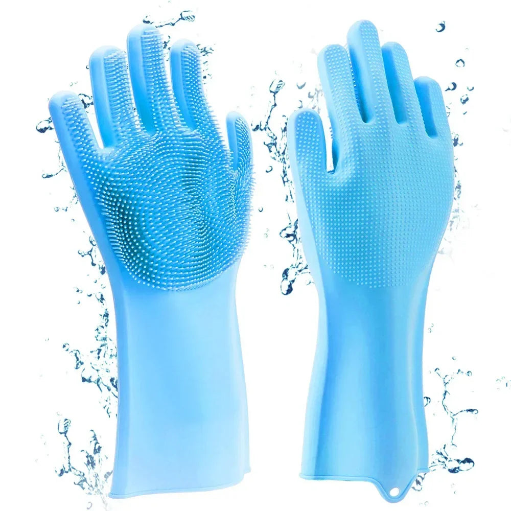 Pet Grooming Cleaning Gloves Dog Cat Bathing - MyPetDollar.com