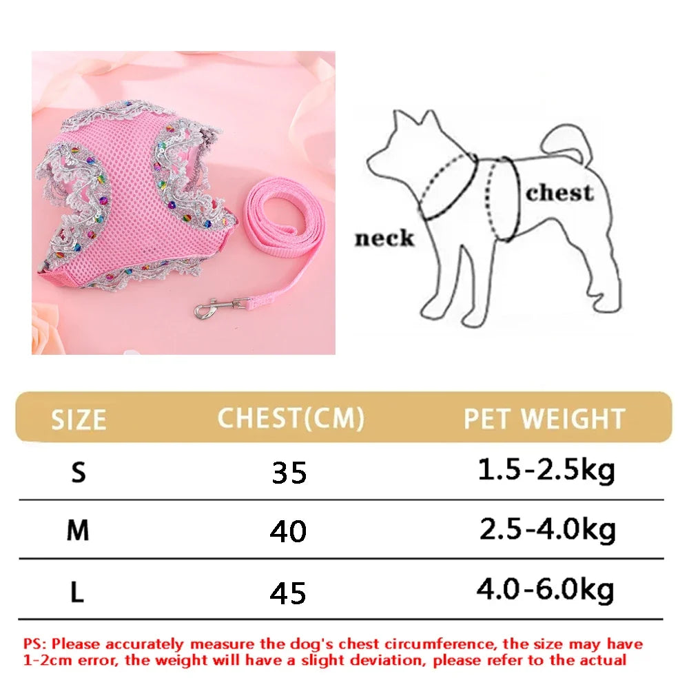 New Breathable Cute Cat Harness Set - MyPetDollar.com