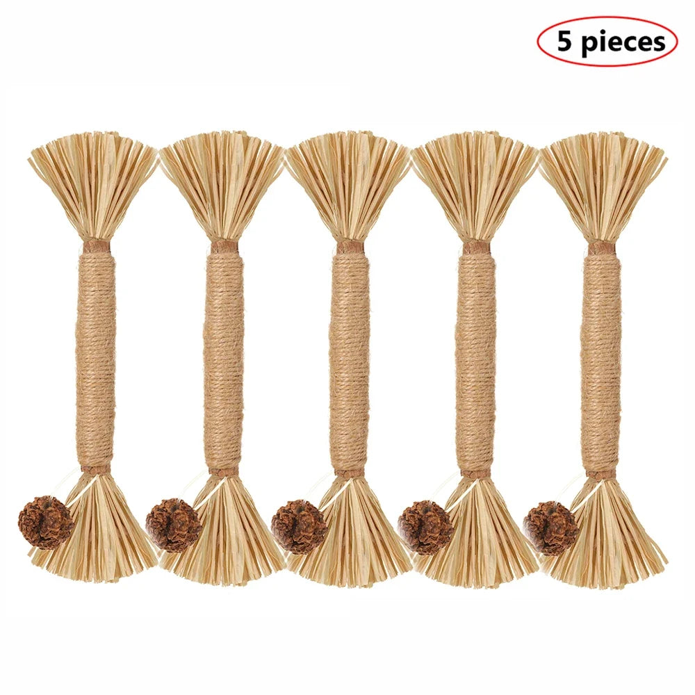 Natural Matatabi Cat Snacks Sticks Cleaning Tooth Catnip