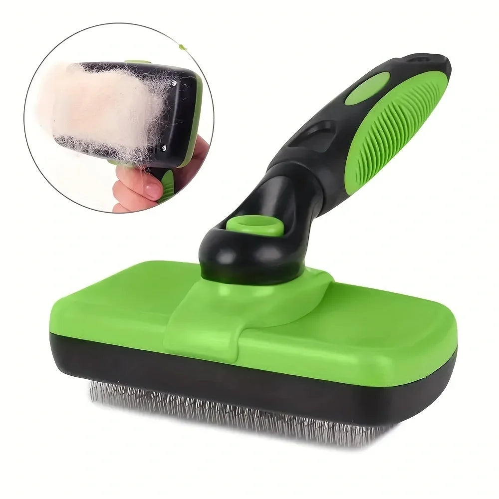 Pet Grooming Tool self cleaning Shedding - MyPetDollar.com