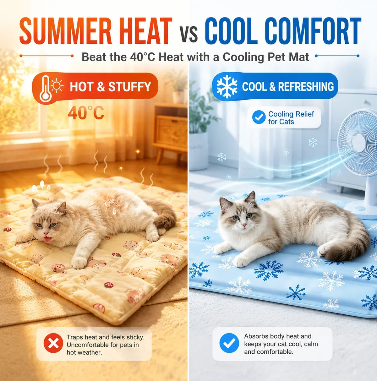 Summer Pet Ice Mat Cool Sleeping Pad - MyPetDollar.com