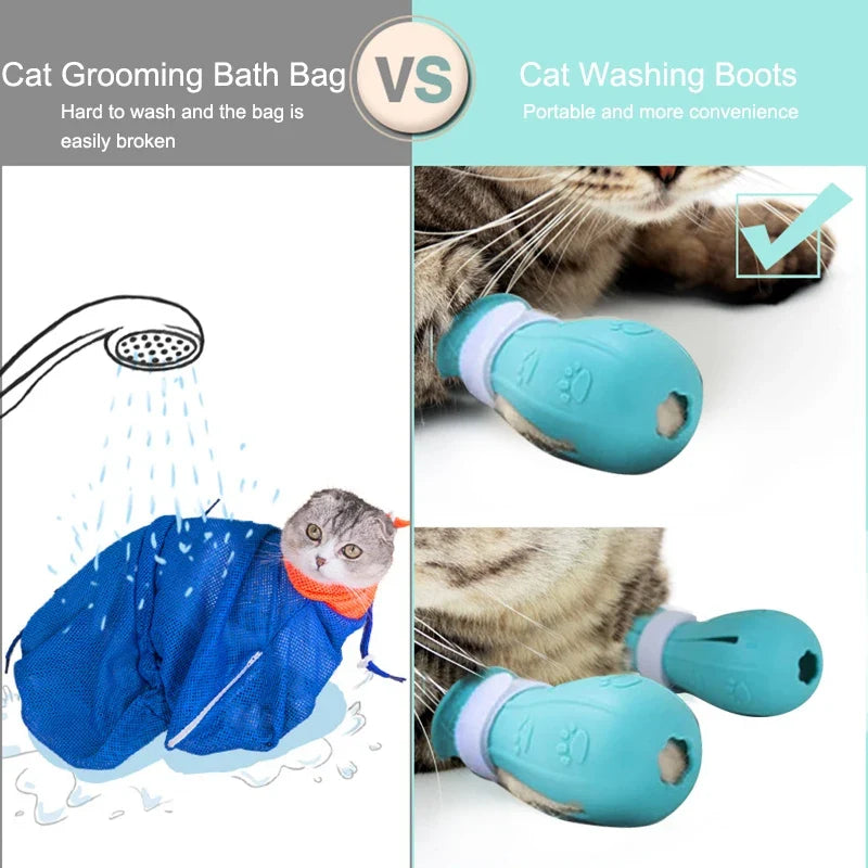 Cat Claw Protector Bath Anti-Scratch Cat - MyPetDollar.com