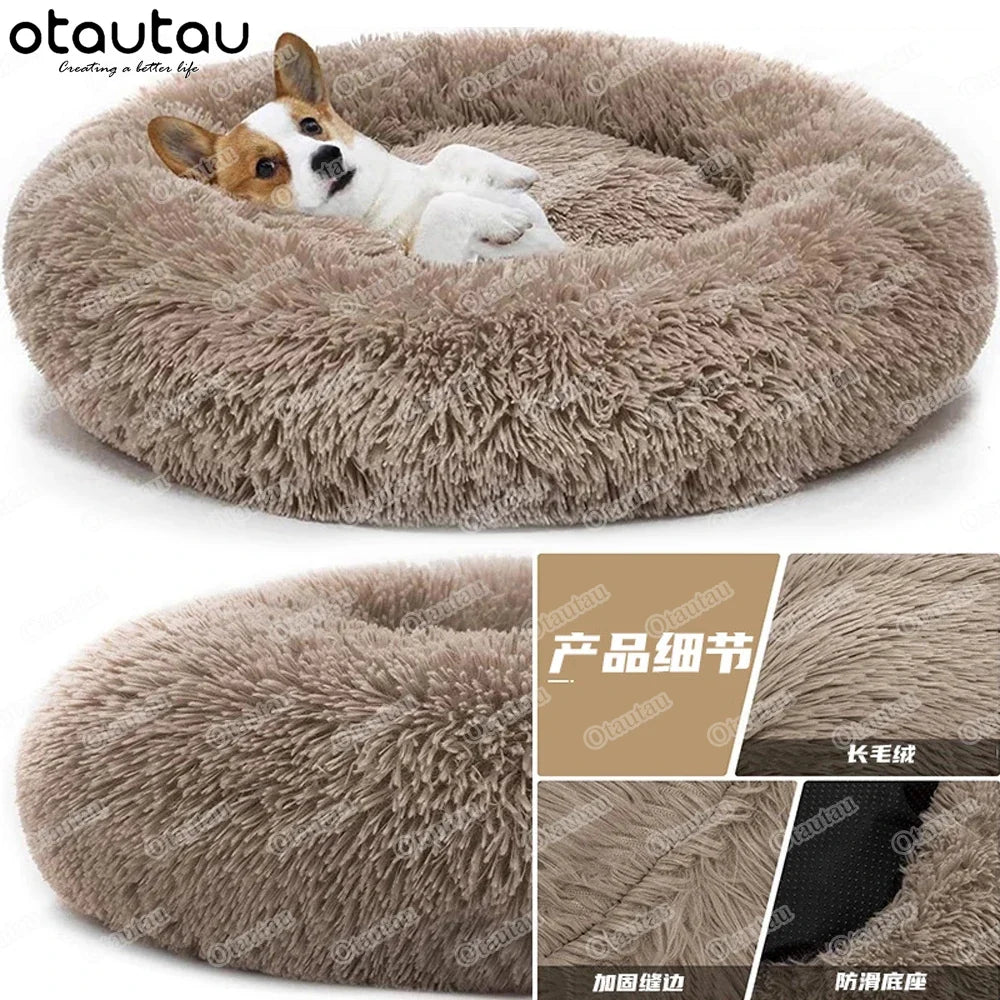 D4ft 120cm Round Dog Bed for Large Dogs - MyPetDollar.com