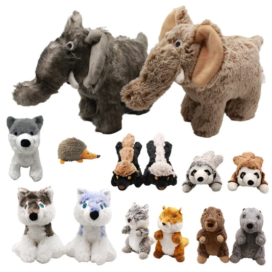 Pet Dog Plush Stuffed Toy with Squeak for - MyPetDollar.com