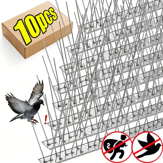 Stainless Steel Effective Bird Repeller Garden Fence