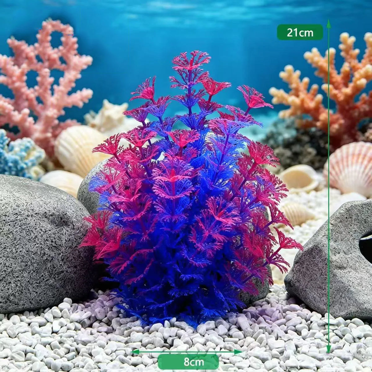 Plastic Artificial Aquarium PVC Plants - MyPetDollar.com