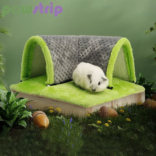 Soft Plush Hamster Tunnel Winter Warm Small - MyPetDollar.com