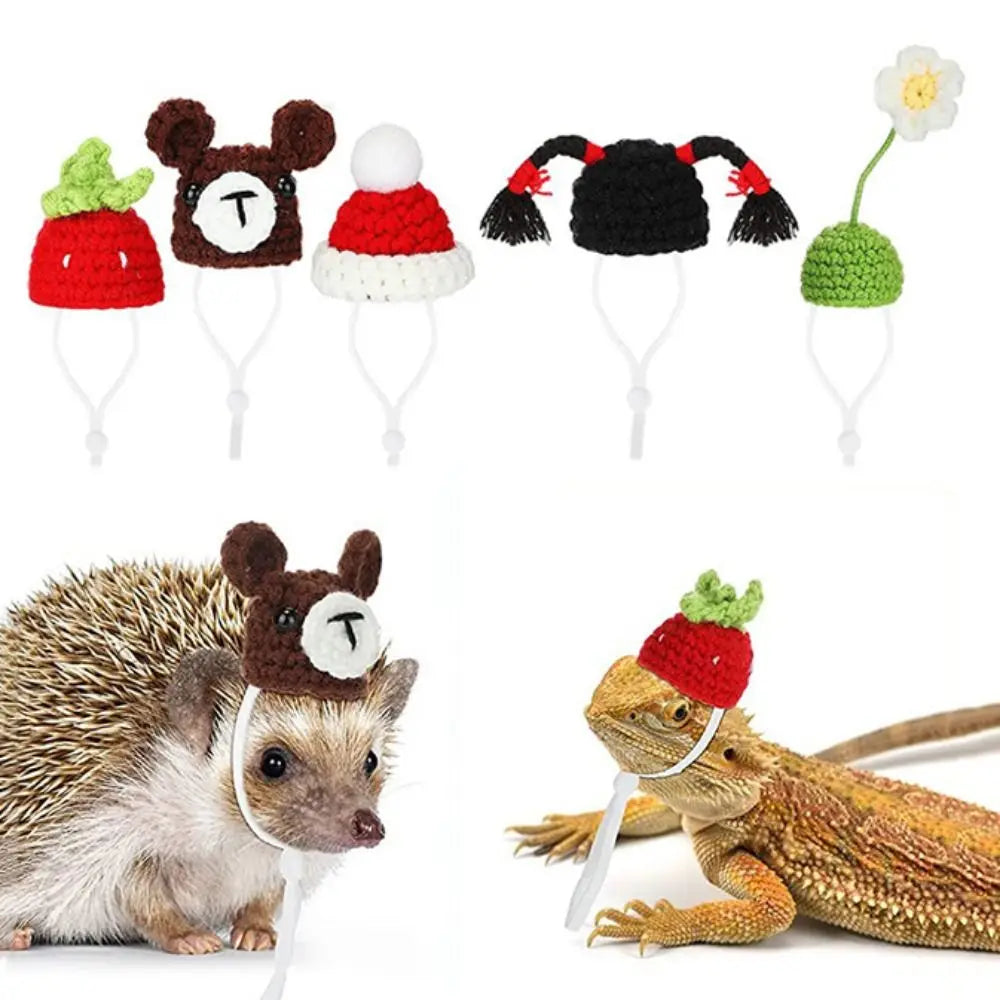 Portable Cartoon Hamster Hat Handmade Soft - MyPetDollar.com