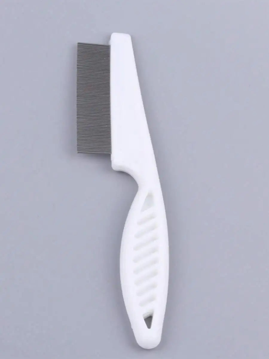 Pet Tear Stain & Flea Comb Fine Tooth Stainless Steel Grooming – Dog Supplies