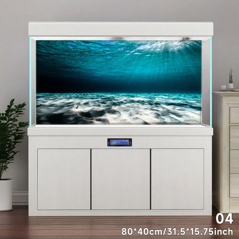 Fish Tank 3D Sticker Poster Aquarium Decoration – 20 Colors