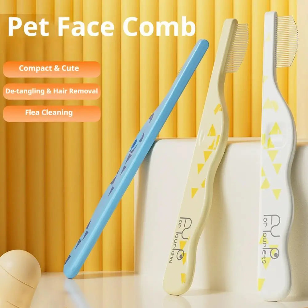 Cat Face Comb Mini Stainless Steel Tear - MyPetDollar.com