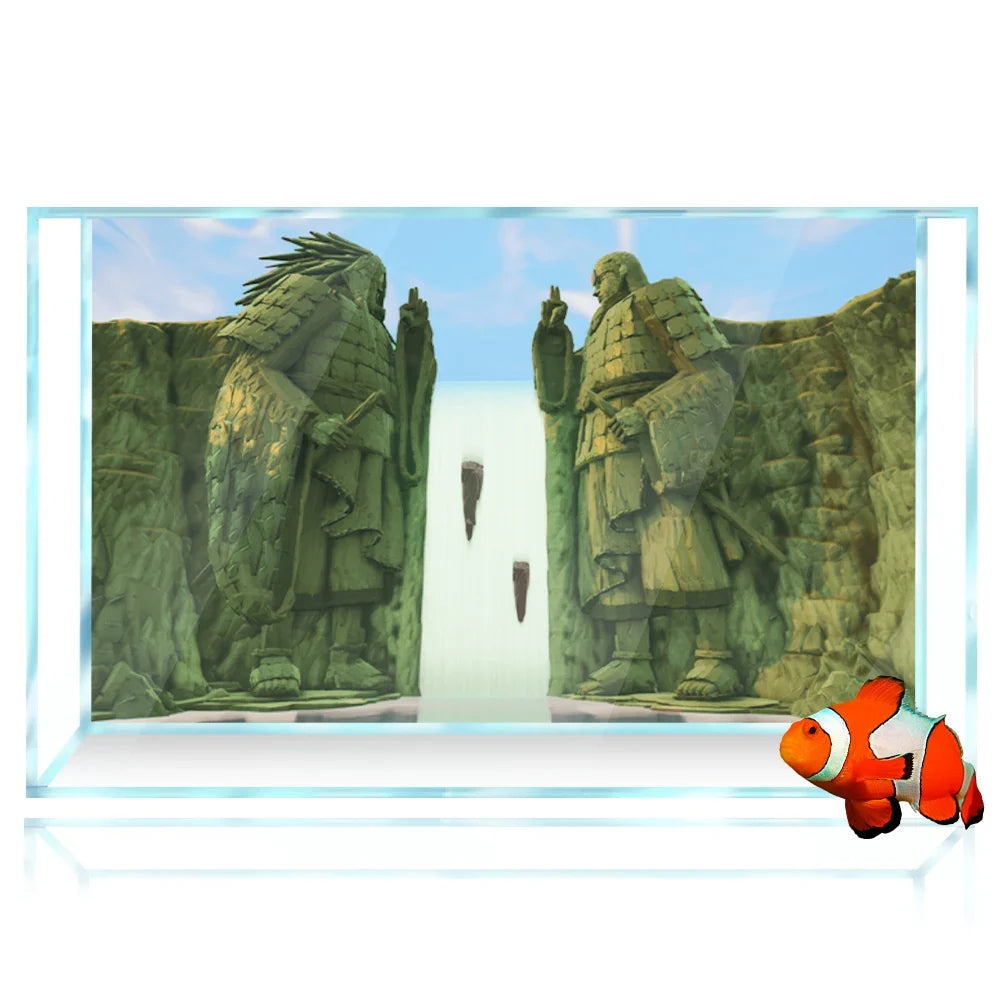 Aquarium Background Sticker - Ninja Cartoon - MyPetDollar.com