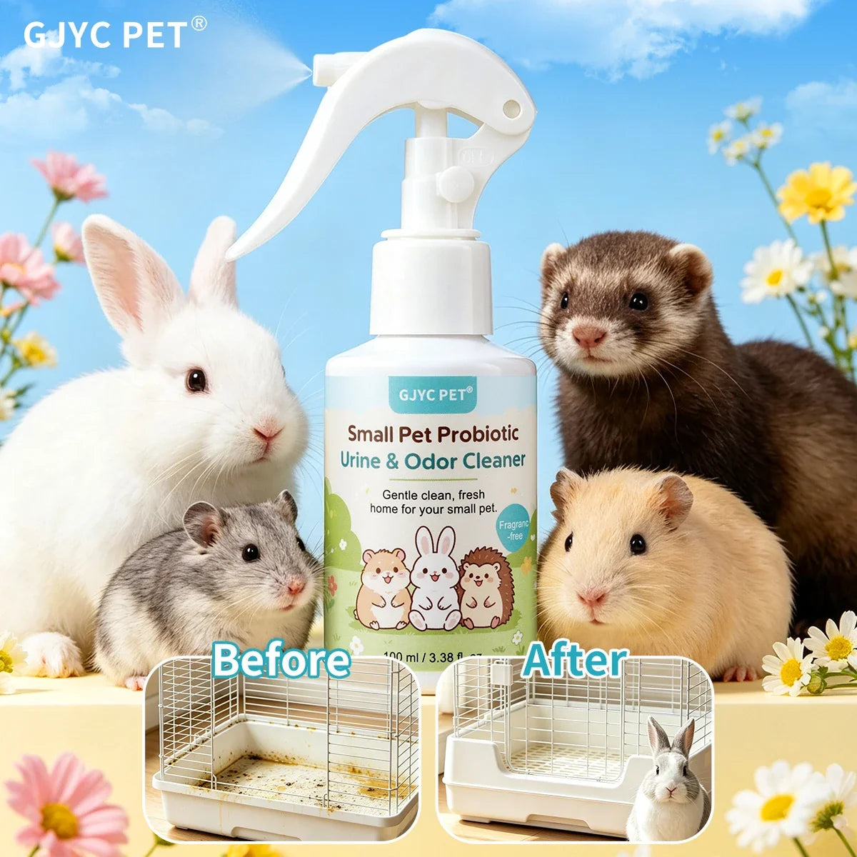 Small Pet Probiotic Urine & Odor Cleaner - MyPetDollar.com