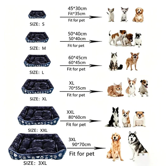 Winter Warm Dog Bed Convertible Sofa Dog's - MyPetDollar.com