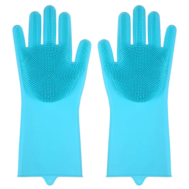 Pet Grooming Cleaning Gloves Dog & Cat Bathing Shampoo