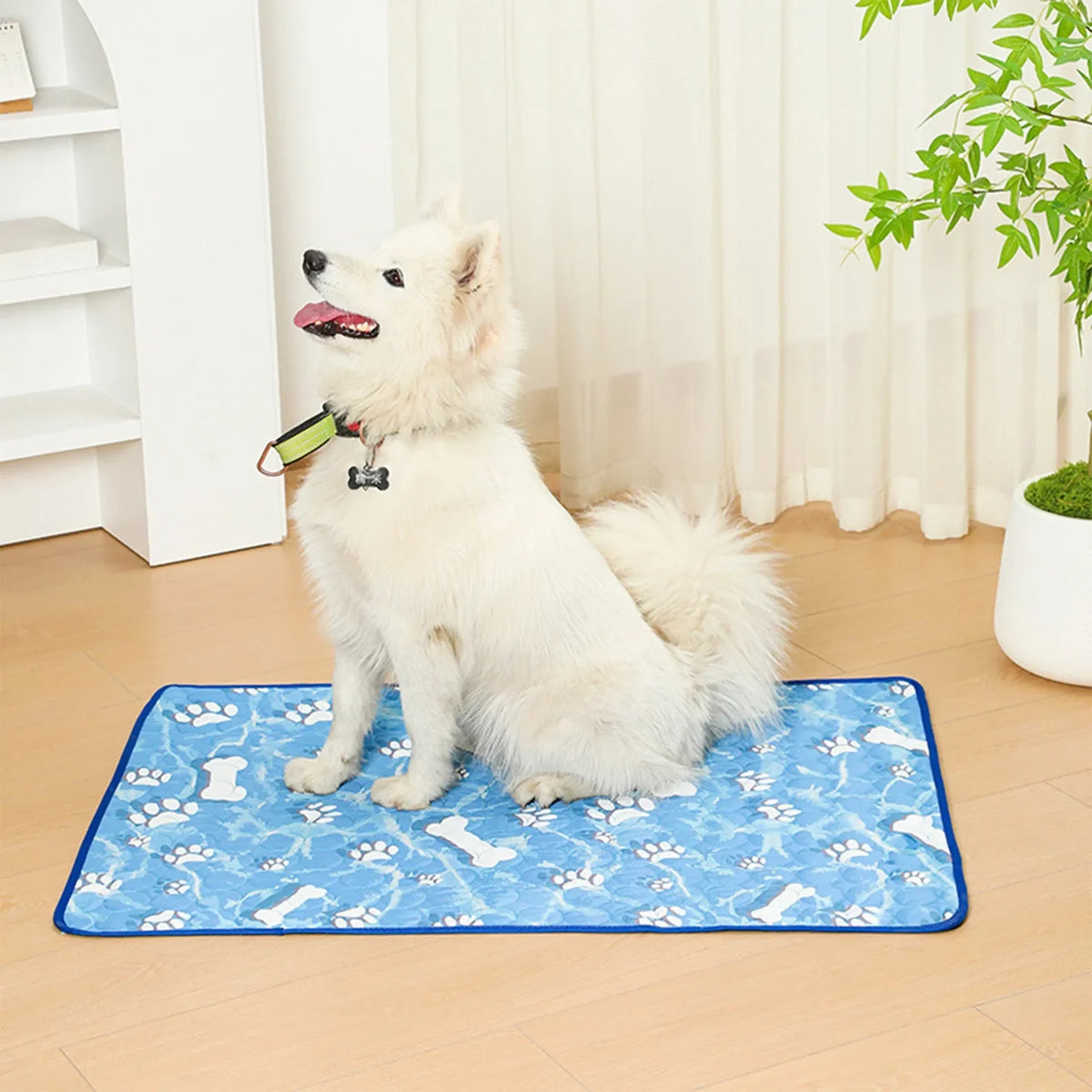 Dog Cooling Pad Self-Cooling Ice Silk - MyPetDollar.com