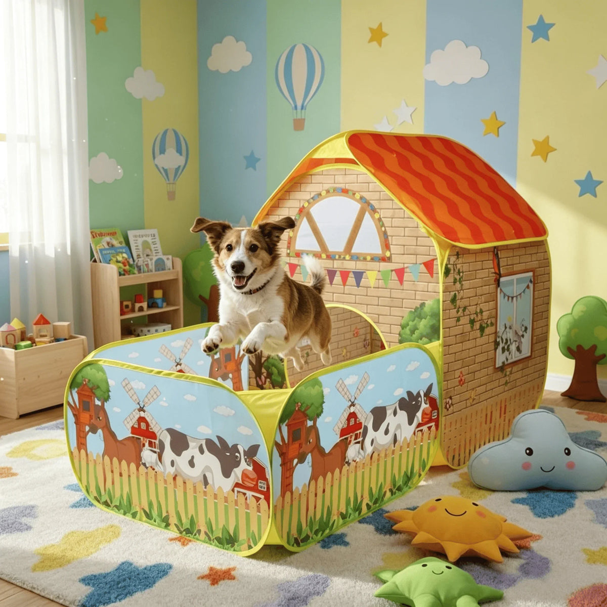 Large Breathable Indoor Dog and Cat Sleeping Tent
