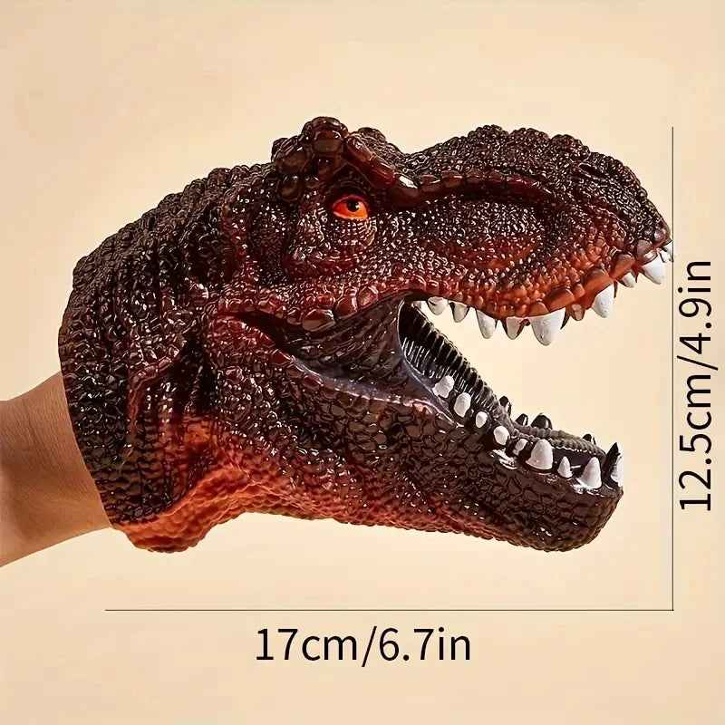 Dinosaur Hand Puppet Gloves Soft Glue - MyPetDollar.com