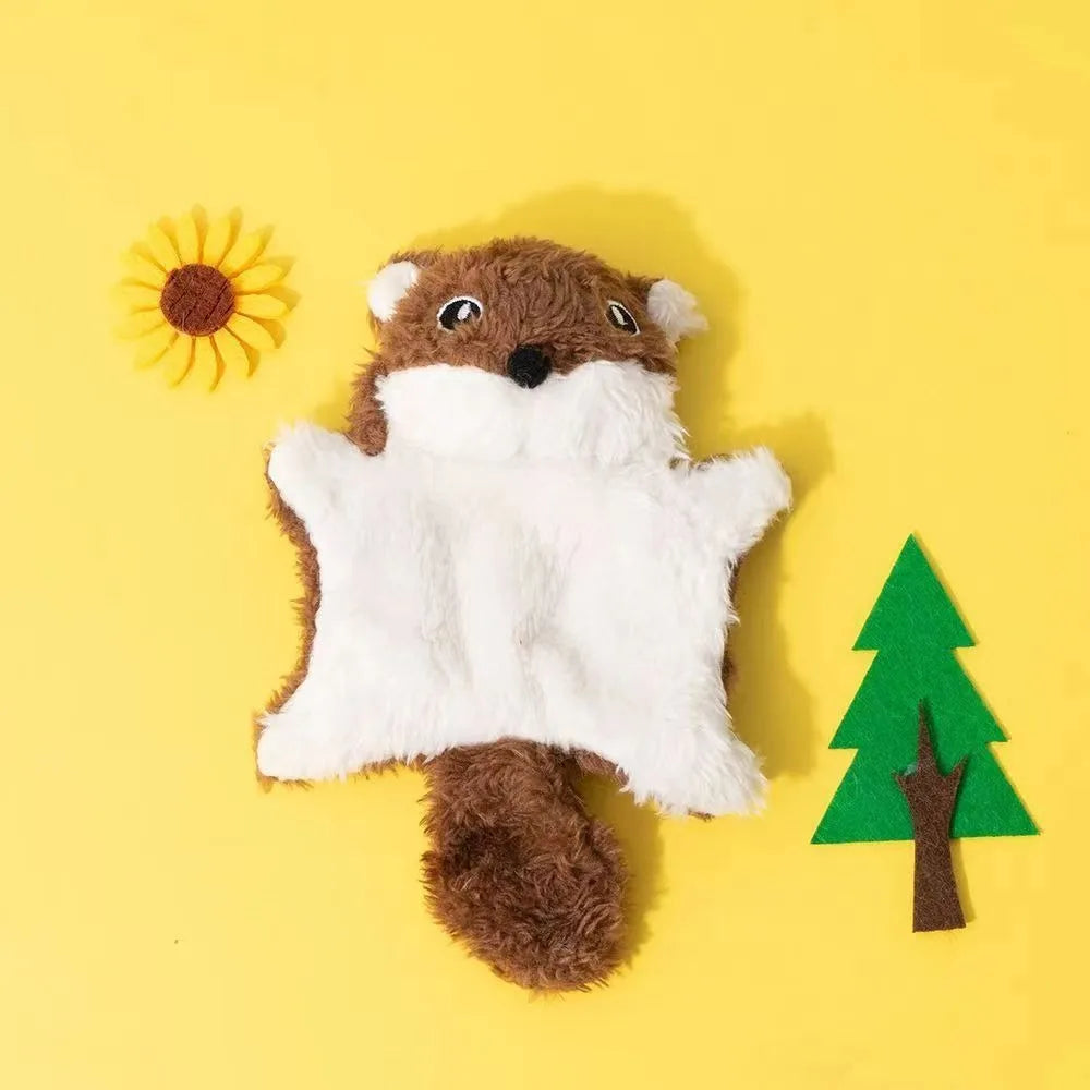 Cute Flying Squirrel Cat Toy Interactive Bite Resistant Teaser – 2 Colors