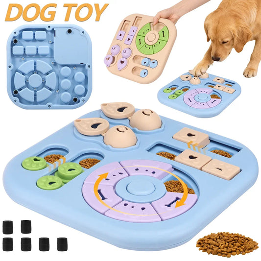 Interactive Dog Puzzle Toys Plastic Treat - MyPetDollar.com