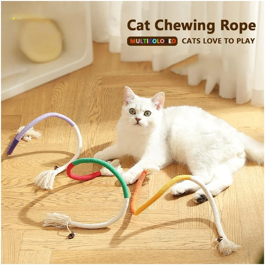 Cat Bite Rope Toy Grinding Teeth Durable - MyPetDollar.com