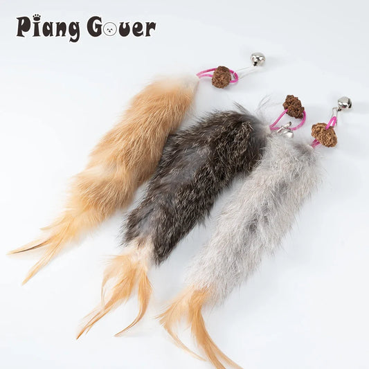 3pcs Soft Plush Cat Toy Rabbit Fur‌ Cat - MyPetDollar.com