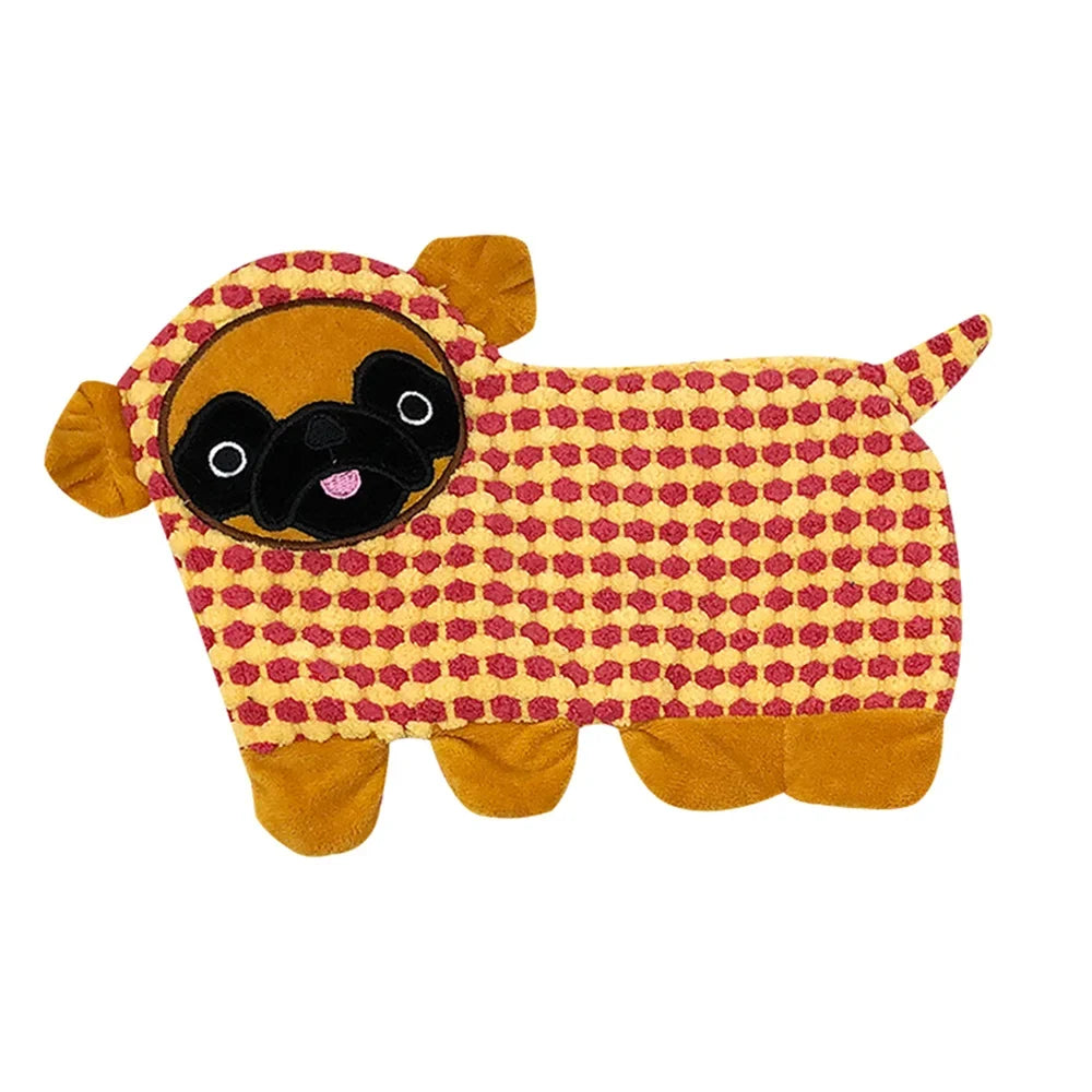 Plush Animal Squeak Dog Plaything for Sound Clean Teeth Interactive