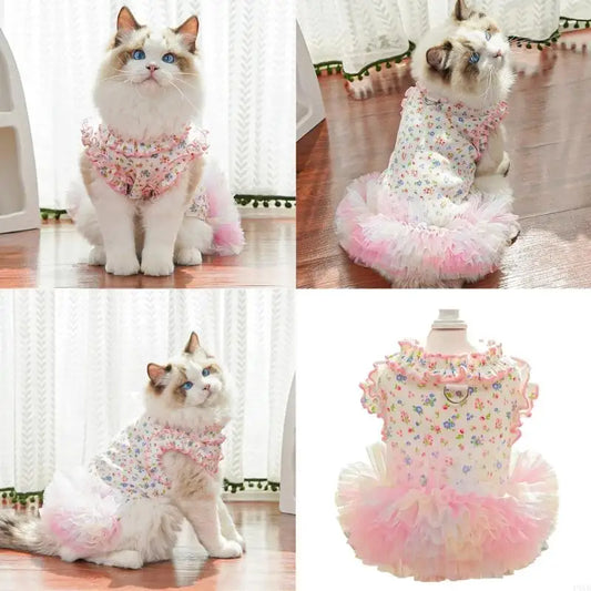 Summer Ice Silk Cotton Dress Light Weight - MyPetDollar.com