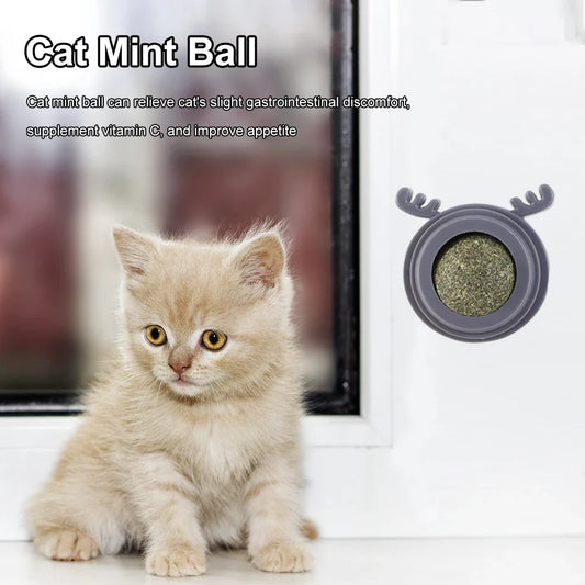 Deer Head Shape Catnip Ball Natural Safe - MyPetDollar.com